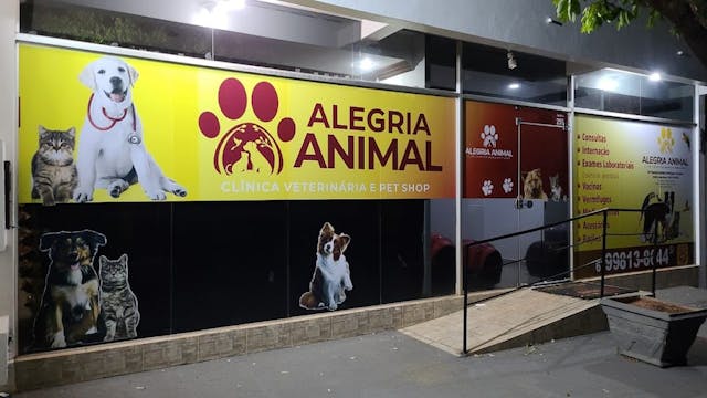 Logo Alegria Animal Clínica Veterinária e Pet Shop
